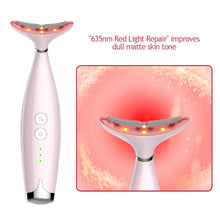Load image into Gallery viewer, RF Neck Face Beauty Device EMS Lifting Neck Wrinkles Remover LED Photon Therapy Skin Tighten Anti Wrinkle Skin Care Device

