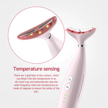 Load image into Gallery viewer, RF Neck Face Beauty Device EMS Lifting Neck Wrinkles Remover LED Photon Therapy Skin Tighten Anti Wrinkle Skin Care Device
