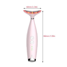 Load image into Gallery viewer, RF Neck Face Beauty Device EMS Lifting Neck Wrinkles Remover LED Photon Therapy Skin Tighten Anti Wrinkle Skin Care Device
