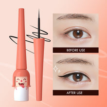 Load image into Gallery viewer, 4 Colors Cartoon Eye Liquid Eyeliner Women Thin Eyeliner Black White Waterproof Long Lasting Eyeliner Makeup Cosmetics
