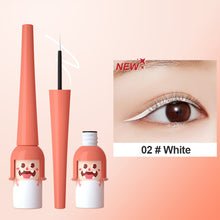 Load image into Gallery viewer, 4 Colors Cartoon Eye Liquid Eyeliner Women Thin Eyeliner Black White Waterproof Long Lasting Eyeliner Makeup Cosmetics
