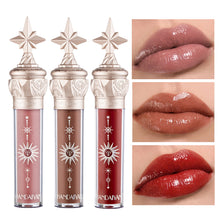 Load image into Gallery viewer, Long Lasting Water Light Film Lip Gloss Nude Liquid Lipstick Glossy Mirror Lip Tint Cosmetic Moisturizing Waterproof Lip Glaze
