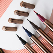 Load image into Gallery viewer, Colorful Eyeliner Pen Does Not Faint and Stain Eyeliner Waterproof Liquid Pen Durable Fast Drying Silkworm Laying Pen Eyeliner Pen
