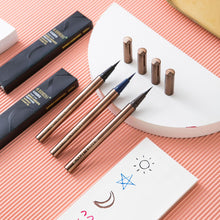 Load image into Gallery viewer, Colorful Eyeliner Pen Does Not Faint and Stain Eyeliner Waterproof Liquid Pen Durable Fast Drying Silkworm Laying Pen Eyeliner Pen

