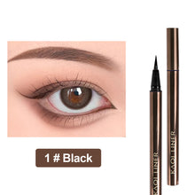Load image into Gallery viewer, Colorful Eyeliner Pen Does Not Faint and Stain Eyeliner Waterproof Liquid Pen Durable Fast Drying Silkworm Laying Pen Eyeliner Pen
