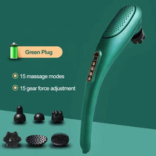 Load image into Gallery viewer, Dolphin Massager Hand Electric Massage Stick Meridian Beating Stick Shoulder Neck Knock Spine Waist Meridian Beating Back Massager
