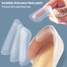 Load image into Gallery viewer, Upgrade Silicone Heel Stickers Heels Grips for Women Men Anti Slip Heel Cushions Non-Slip Inserts Pads Foot Heel Care Protector

