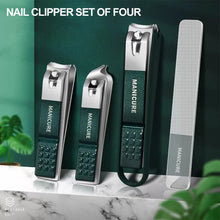 Load image into Gallery viewer, 2pcs/3pcs/4pcs Nail Clipper Set Men Women Portable Stainless Steel Special Nails Clippers Pedicure Tool Nail Art Tools
