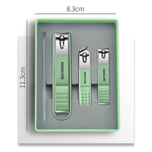 Load image into Gallery viewer, 2pcs/3pcs/4pcs Nail Clipper Set Men Women Portable Stainless Steel Special Nails Clippers Pedicure Tool Nail Art Tools
