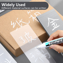 Load image into Gallery viewer, 0.7/1/2mm White Permanent Paint Pen Acrylic Maker Waterproof Oily Pens for Wood Rock Plastic Leather Glass Stone Metal Canvas Ceramic Deep Hole Marker
