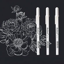 Load image into Gallery viewer, 0.8mm White Marker Pen Creative Ink Gel Pen Highlight Painting Graffiti Pens for Student Drawing Art Writing Stationery Supplies
