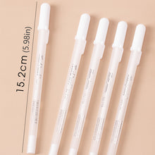 Load image into Gallery viewer, 0.8mm White Marker Pen Creative Ink Gel Pen Highlight Painting Graffiti Pens for Student Drawing Art Writing Stationery Supplies
