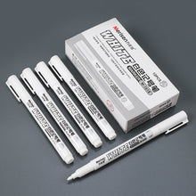 Load image into Gallery viewer, 1mm White Marker Pen Creative Ink Gel Pen Oily Waterproof Highlight Pens for Student Drawing Painting Graffiti Art Writing Stationery Supplies
