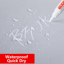 Load image into Gallery viewer, 2mm White Marker Pen Creative Ink Gel Pen Oily Waterproof Highlight Pens for Student Drawing Painting Graffiti Art Writing Stationery Supplies
