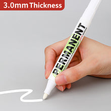 Load image into Gallery viewer, 3mm White Marker Pen Creative Ink Gel Pen Oily Waterproof Highlight Pens for Student Drawing Painting Graffiti Art Writing Stationery Supplies
