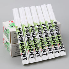 Load image into Gallery viewer, 3mm White Marker Pen Creative Ink Gel Pen Oily Waterproof Highlight Pens for Student Drawing Painting Graffiti Art Writing Stationery Supplies
