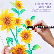 Load image into Gallery viewer, 36 Colors Sketching Marker Set Double Head Acrylic Paint Pens Dual Brush Set for Calligraphy Painting Drawing DIY Graffiti Art Supplies

