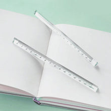 Load image into Gallery viewer, 15cm Simple Transparent Triangle Ruler Student Drawing Measuring Ruler Examination Office Ruler Stationery School Supplies
