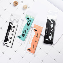 Load image into Gallery viewer, 15cm Cute Kawaii Black Cat Kitten Straight Ruler Kitten Wooden Ruler for Student Drawing Measuring Office Ruler Stationery School Supplies
