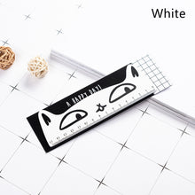 Load image into Gallery viewer, 15cm Cute Kawaii Black Cat Kitten Straight Ruler Kitten Wooden Ruler for Student Drawing Measuring Office Ruler Stationery School Supplies
