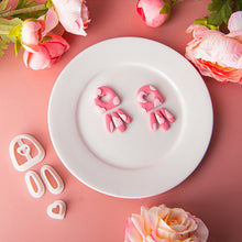 Load image into Gallery viewer, Polymer Clay Earring Cutter Cutting Mold DIY French Earrings Jewelry Pendant Embossing Making Tool

