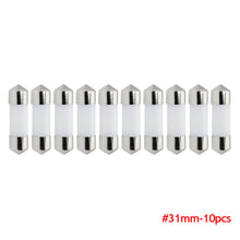 Load image into Gallery viewer, 10Pcs COB Car LED Bulb Map Light C5W Led Festoon Lamp 12V 6000K Vehicle Trunk Car Interior Dome Reading Light License Plate Lamps
