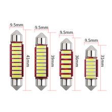 Load image into Gallery viewer, Festoon LED C5W LED Bulb Car Lights Canbus 7020SMD Dome Light 12V Vehicle Trunk Door Dome Light License Plate Lamp 31 36 39 41mm
