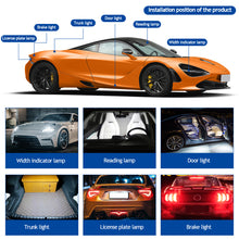 Load image into Gallery viewer, T10 LED W5W Super Bright 24SMD Signal Lamp Led Car Interior Reading Dome Light License Plate Lights 12-24V Marker Lamp Bulbs
