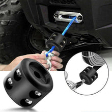 Load image into Gallery viewer, Universal Car Winch Cable Hook Stopper Rubber Rope Line Saver with Screws for Offroad ATV UTV Winch Stop Rope Line Cable Saver
