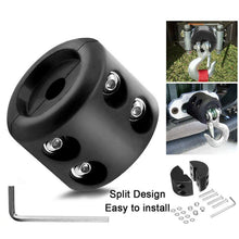 Load image into Gallery viewer, Universal Car Winch Cable Hook Stopper Rubber Rope Line Saver with Screws for Offroad ATV UTV Winch Stop Rope Line Cable Saver
