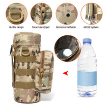 Load image into Gallery viewer, Outdoors Molle Water Bottle Pouch Tactical Gear Kettle Waist Shoulder Bag for Army Fans Military Tactical Water Kettle Holder Pouch
