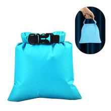 Load image into Gallery viewer, 5pcs Outdoor Swimming Waterproof Dry Bag Beach Buckled Storage Sack Camping Rafting Snorkeling Bags With Adjustable Strap Hook
