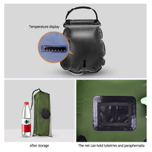 Load image into Gallery viewer, 20L Outdoor Water Bags Camping Hiking Solar Shower Bag Heating Camping Shower Climbing Hydration Bag Hose Switchable Shower Head
