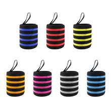 Load image into Gallery viewer, 2Pcs Wrist Wrap Weight Lifting Gym Cross Training Fitness Sports Padded Thumb Brace Strap Power Hand Wraps Support Bar Wristband
