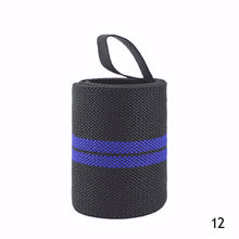 Load image into Gallery viewer, 2Pcs Wrist Wrap Weight Lifting Gym Cross Training Fitness Sports Padded Thumb Brace Strap Power Hand Wraps Support Bar Wristband
