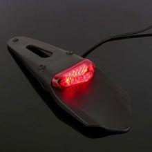 Load image into Gallery viewer, Universal Motorcycle Fender Brake Light Rear Running Stop LED Tail Lamp License Plate Motorbike Bracket Holder
