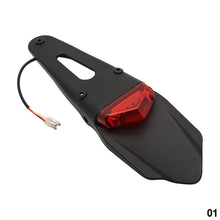 Load image into Gallery viewer, Universal Motorcycle Fender Brake Light Rear Running Stop LED Tail Lamp License Plate Motorbike Bracket Holder
