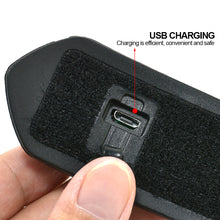 Load image into Gallery viewer, 4 Led Helmet Rechargeable Motorcycle Bicycle Taillight Warning Light High Bright Flashing Waterproof with 3 Modes USB Light
