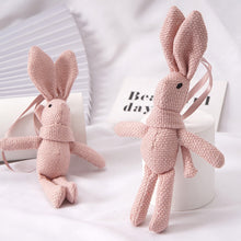 Load image into Gallery viewer, Rabbit Plush Animal Stuffed Dress Rabbit Key Chain Kid's Party Plush Toy Bouquet Plush Dolls Gifts Birthday Wedding Party Decor
