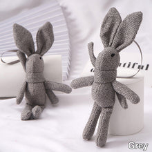 Load image into Gallery viewer, Rabbit Plush Animal Stuffed Dress Rabbit Key Chain Kid's Party Plush Toy Bouquet Plush Dolls Gifts Birthday Wedding Party Decor
