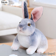 Load image into Gallery viewer, Realistic Cute White Plush Rabbits Lifelike Animal Photo Props Bunny Simulation Rabbit Toy Model Birthday Gift
