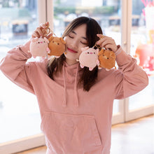 Load image into Gallery viewer, Pair of Magneticed Couple Pig Plush Keychain Cute Creative Plush Kawaii Magneted Backpack Pendant Toy Girl Holiday Gift
