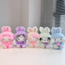 Load image into Gallery viewer, Plush Toy Sanrio Easter Change Rabbit Kulomi Melody Laurel Dog Plush Doll Pendant Doll Decoration Birthday Wedding Gifts
