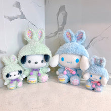 Load image into Gallery viewer, Plush Toy Sanrio Easter Change Rabbit Kulomi Melody Laurel Dog Plush Doll Pendant Doll Decoration Birthday Wedding Gifts
