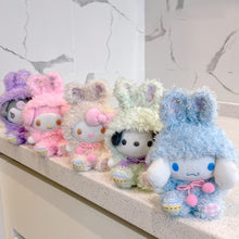 Load image into Gallery viewer, Plush Toy Sanrio Easter Change Rabbit Kulomi Melody Laurel Dog Plush Doll Pendant Doll Decoration Birthday Wedding Gifts
