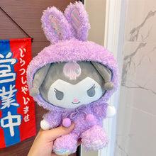 Load image into Gallery viewer, Plush Toy Sanrio Easter Change Rabbit Kulomi Melody Laurel Dog Plush Doll Pendant Doll Decoration Birthday Wedding Gifts
