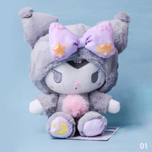 Load image into Gallery viewer, Plush Toy Sanrio Star Pajamas Collection Kulomi Melody Laurel Dog Plush Doll Pendant Doll Decoration Birthday Wedding Gifts
