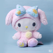 Load image into Gallery viewer, Plush Toy Sanrio Star Pajamas Collection Kulomi Melody Laurel Dog Plush Doll Pendant Doll Decoration Birthday Wedding Gifts
