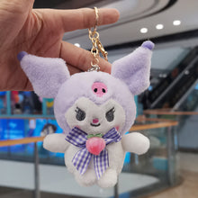 Load image into Gallery viewer, Plush Toy Sanrio Kulomi Melody Laurel Dog Plush Doll Keychain Pendant Doll Decoration Birthday Wedding Gifts Key Ring
