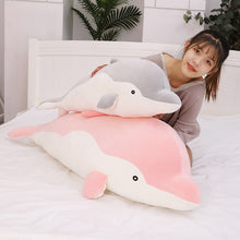 Load image into Gallery viewer, Cute Soft Dolphin Plush Toy Plush Cloth Doll Cotton Animal Nap Pillows Creative Kids Toys Birthday Gift Girl
